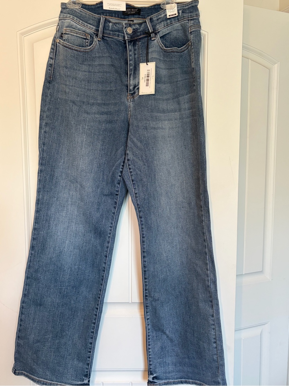 Judy Blue Medium Wash Wide Leg Jeans